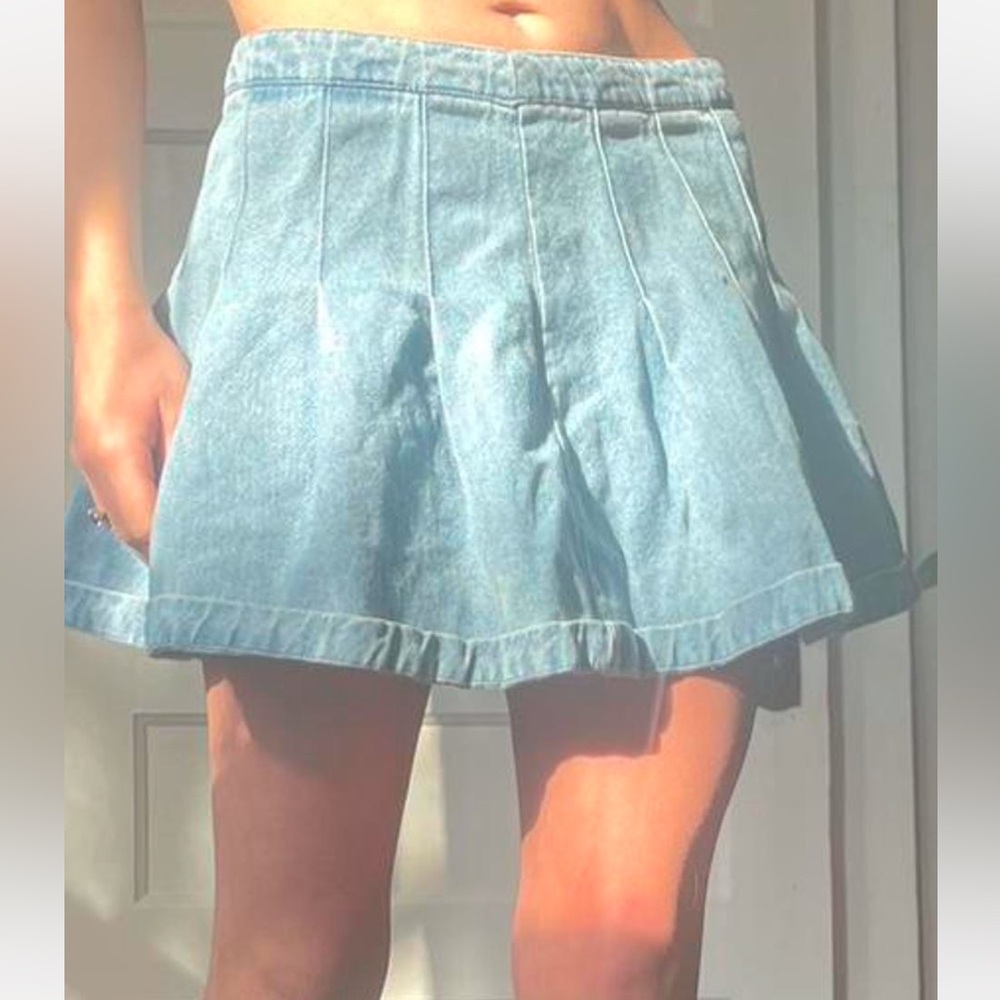Denim Mini Skirt
